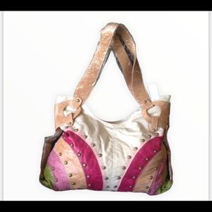 🔴Multicolor Handbag with Studs